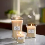 Vanilla Bean dišeča sveča z lesenim stenjem 275 g