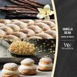 Vanilla Bean dišeča sveča z lesenim stenjem 275 g