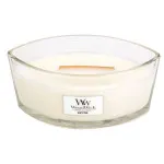 White Teak dišeča sveča z lesenim stenjem 453,6 g