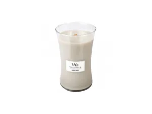 WoodWick Wood Smoke dišeča sveča z lesenim stenjem 609,5 g