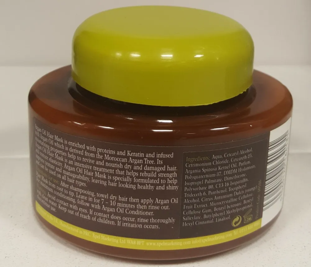 Argan Oil hranilna maska za lase z arganovim oljem 220 ml