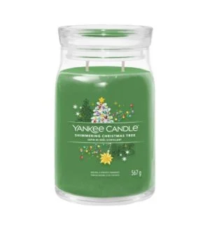Yankee Candle Shimmering Christmas Tree Signature velika sveča 567 g