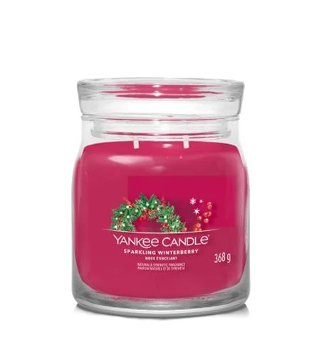 Sparkling Winterberry signature srednja sveča 368 g