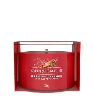 Yankee Candle Sparkling Cinnamon votivna sveča v steklu 37 g