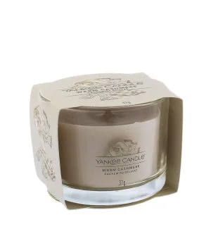 Yankee Candle Warm Cashmere votivna sveča v steklu 37 g