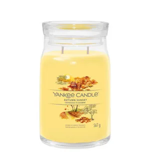 Yankee Candle Autumn Sunset signature velika sveča 567 g