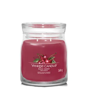Yankee Candle Black Cherry signature sveča srednja 368 g