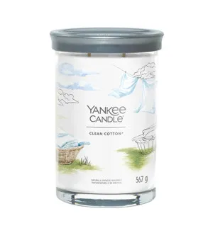 Yankee Candle Clean Cotton signature tumbler velik 567 g