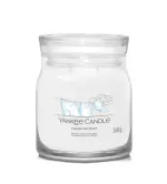 Clean Cotton podpisna sveča srednja 368 g