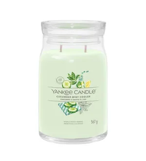 Yankee Candle Cucumber Mint Cooler signature sveča velika 567 g
