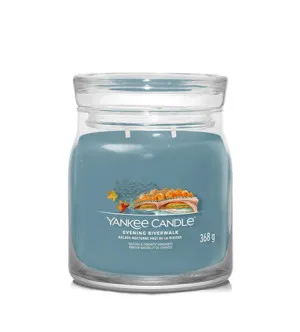 Yankee Candle Evening Riverwalk signature sveča srednja 368 g
