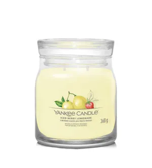 Yankee Candle Iced Berry Lemonade signature sveča srednja 368 g