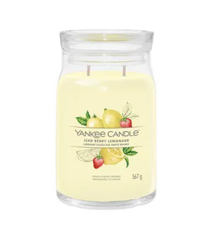 Yankee Candle Iced Berry Lemonade Signature sveča velika 567 g