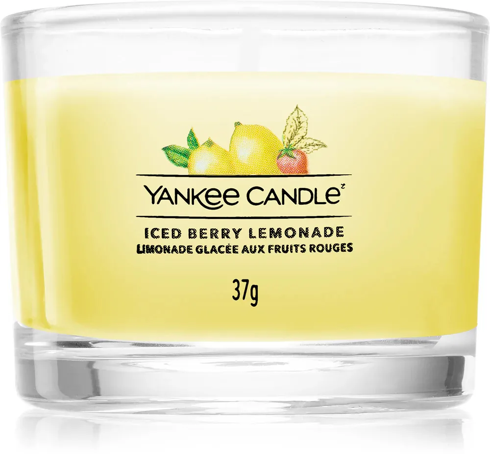 Iced Berry Lemonade votivna sveča v steklu 37 g