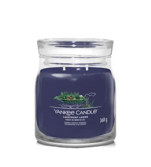 Yankee Candle Lakefront Lodge signature sveča srednja 368 g