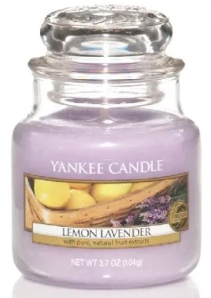Yankee Candle Lemon Lavender dišeča sveča 104 g
