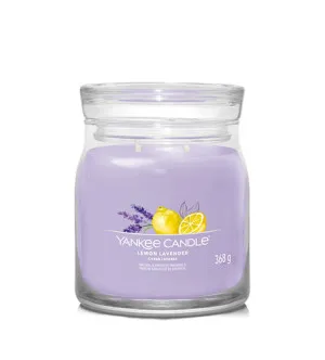 Yankee Candle Lemon Lavender signature sveča srednja 368 g