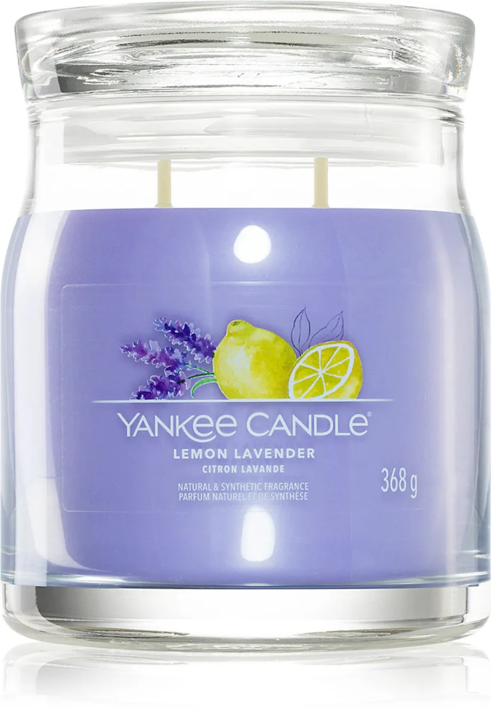 Lemon Lavender signature velika sveča 567 g
