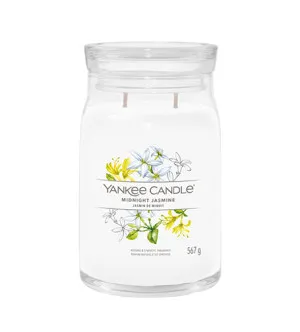 Yankee Candle Midnight Jasmine podpisna sveča velika 567 g