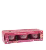 Yankee Candle Peppermint Pinwheels votivna sveča v steklu 3 x 37 g