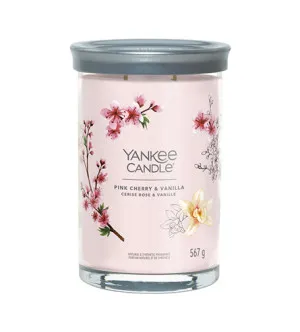 Yankee Candle Pink Cherry & Vanilla signature tumbler velikost 567 g
