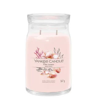 Yankee Candle Pink Sands signature sveča velika 567 g