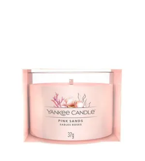 Yankee Candle Pink Sands votivna svečka v steklu 37 g