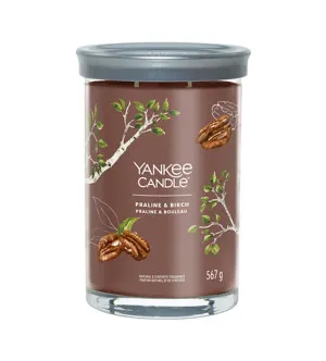 Yankee Candle Praline & Birch signature tumbler velikost 567 g