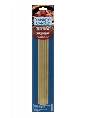 Yankee Candle Pre-Fragran.Reed Crisp Campfire Apples polnilo za difuzor 5x palčke