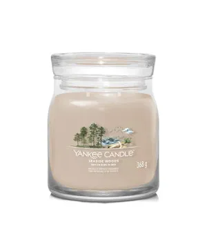 Yankee Candle Seaside Woods signature sveča srednja 368 g