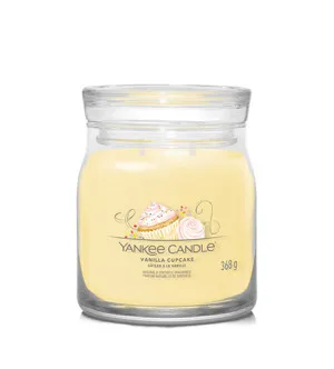 Yankee Candle Vanilla Cupcake signature sveča srednja 368 g
