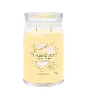 Yankee Candle Vanilla Cupcake signature sveča velika 567 g