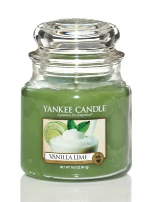 Yankee Candle Vanilla Lime dišeča sveča 411 g