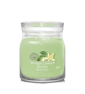 Yankee Candle Vanilla Lime signature sveča srednja 368 g