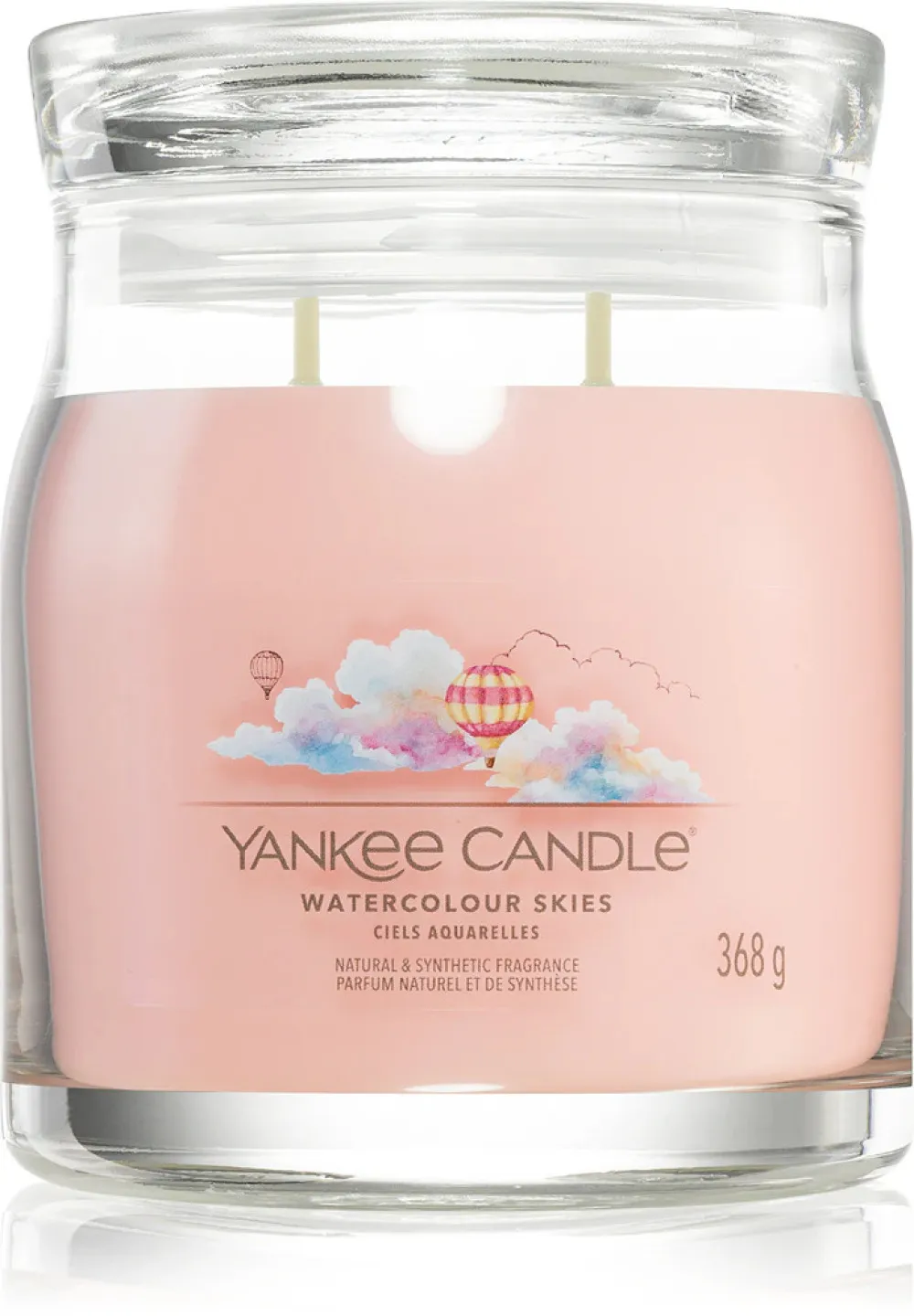 Dišeča sveča Yankee Candle Watercolour Skies Signature 368 g