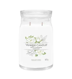 Yankee Candle White Gardenia signature sveča velika 567 g
