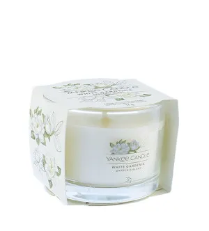 Yankee Candle White Gardenia votivna sveča v steklu 37 g