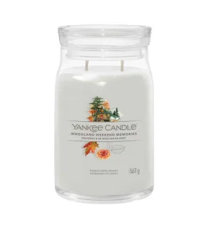 Yankee Candle Woodland Weekend Memories signature velika sveča 567 g