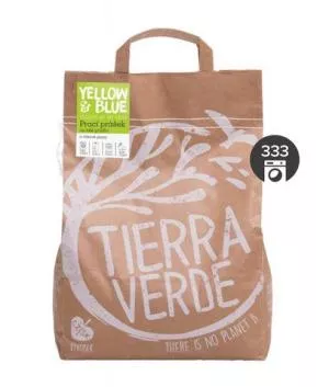 Tierra Verde Prašek za pranje belega perila in plenic iz blaga - INOVACIJA (5 kg papirnata vreča)
