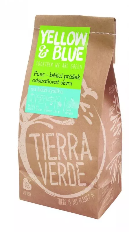 Tierra Verde Puer - belilni prašek za pranje (vreča 1 kg)