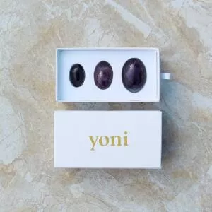 Yoni Komplet jonskih jajc Ametist