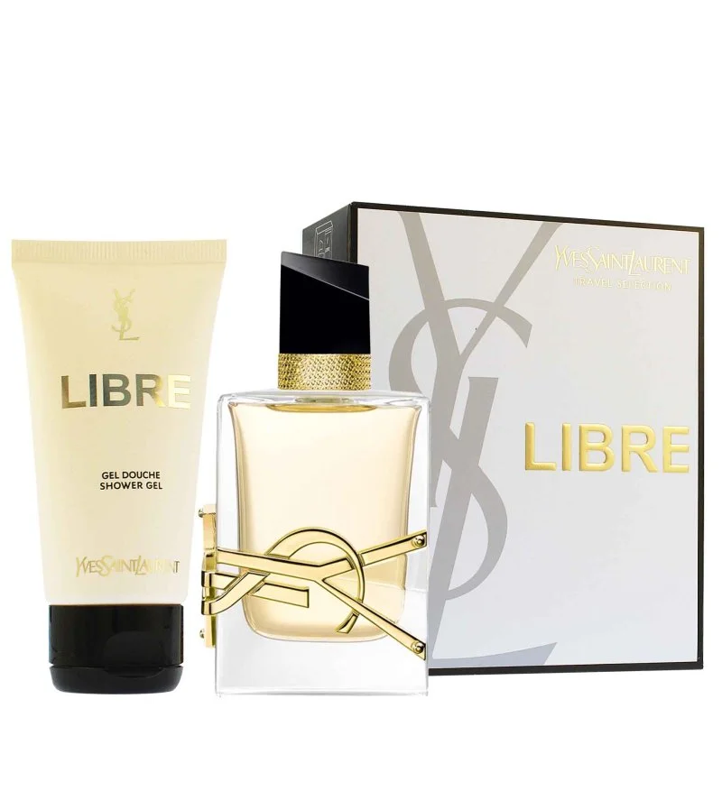 Libre darilni set za ženske parfumska voda 50 ml + gel za prhanje