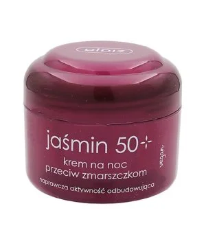 Ziaja Jasmine Night Skin Cream 50+ nočna krema proti gubam 50+ 50 ml