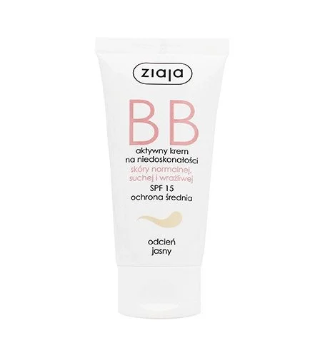 BB krema za normalno, suho in občutljivo kožo SPF 15 Light 50 ml