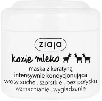 Krepilna maska za lase s kozjim mlekom in keratinom 200 ml