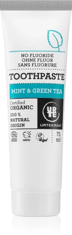 Urtekram Zobna pasta z zelenim čajem in meto 75ml BIO, VEG