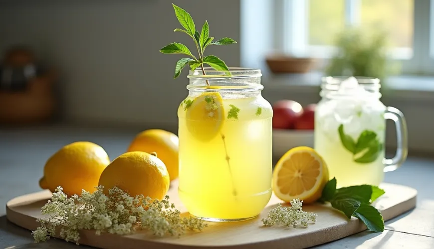 Bezova limonada je idealna osvežitev za sončne dni