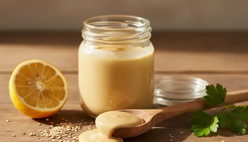 # Kaj je tahini in kako ga uporabiti v kuhinji

Tahini je pasta iz mletega sezamovega semena, ki izv