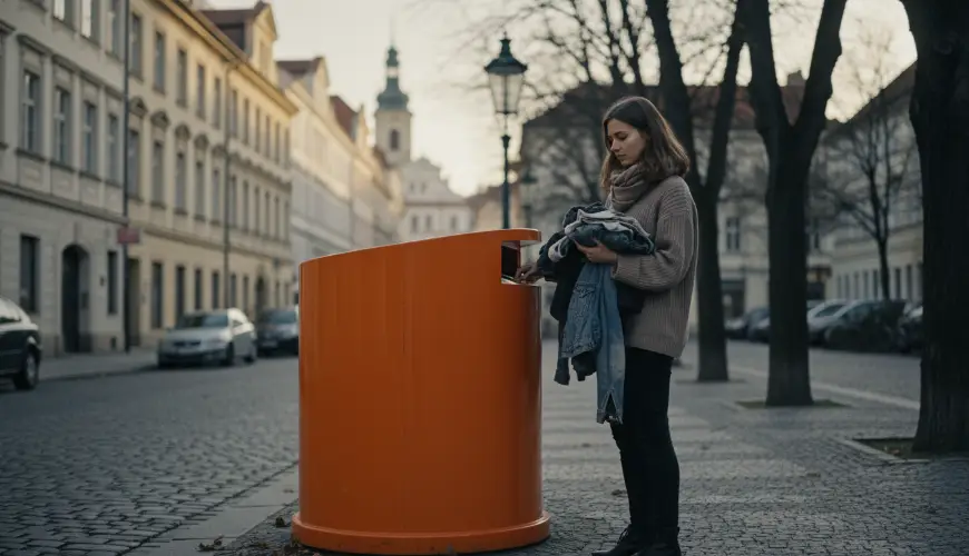 # Co se stane s oblečením z kontejneru na textil

## Sběr a třídění

Oblečení vhozené do kontejnerů 
