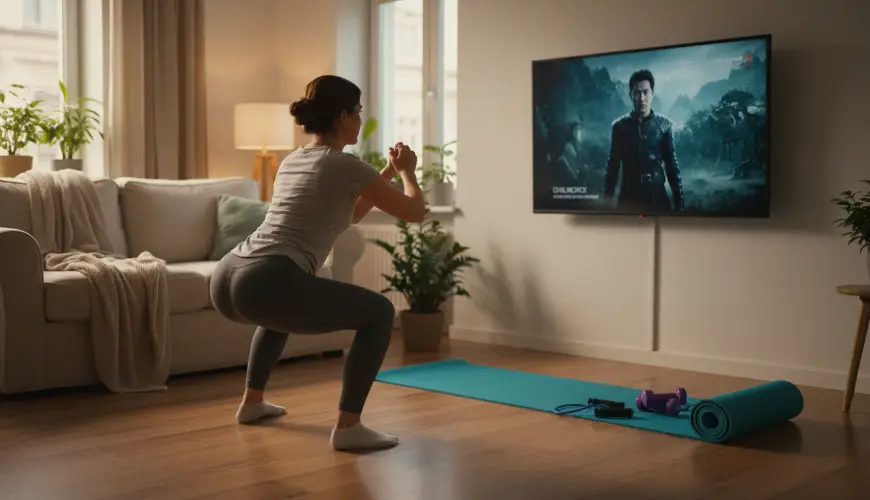 Vadba pred televizorjem vam bo pomagala ostati fit brez telovadnice